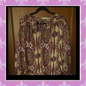 Nwt sunny Leigh blouse size medium